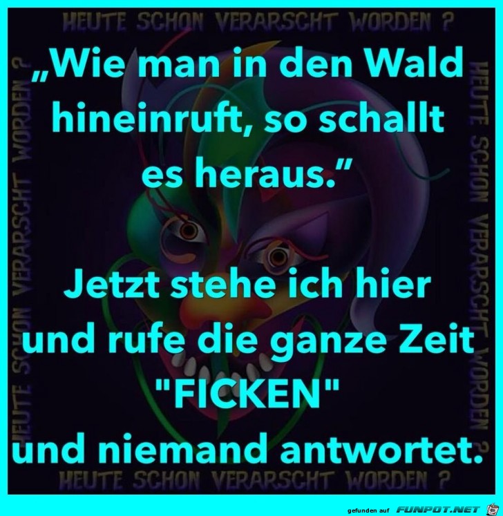 In den Wald rufen In den Wald rufen