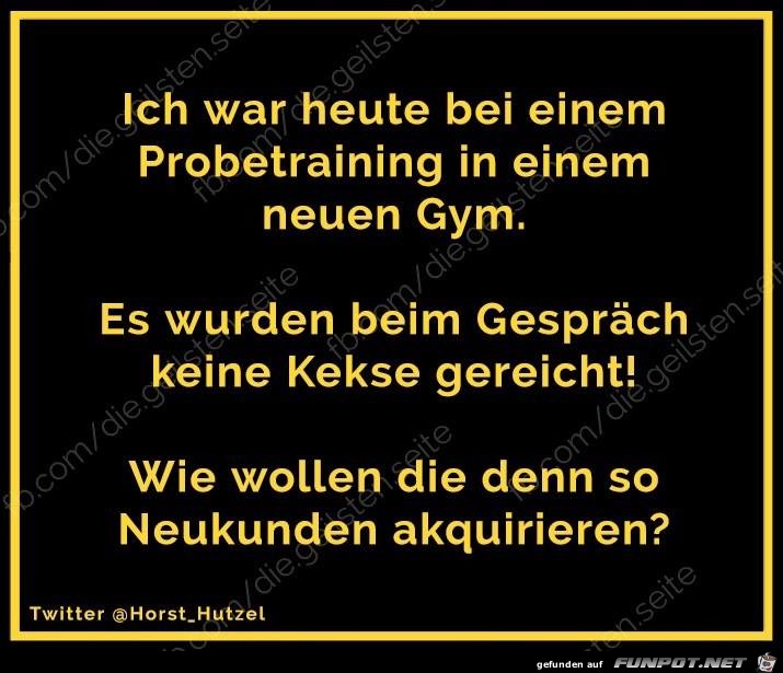 Probetraining Probetraining