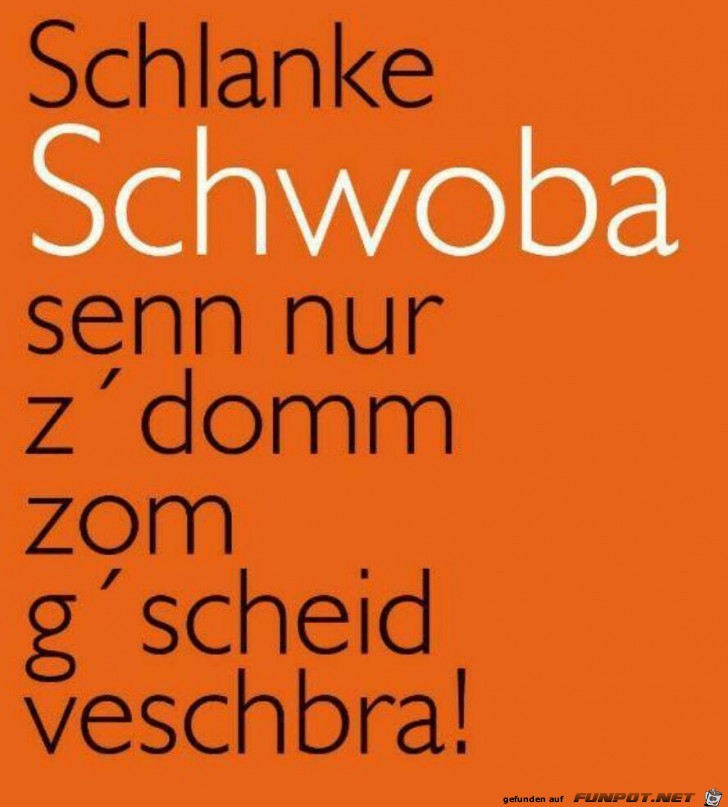 Schlanke Schwaben Schlanke Schwaben
