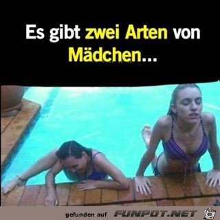 2 Arten Mädchen 2 Arten Mädchen
