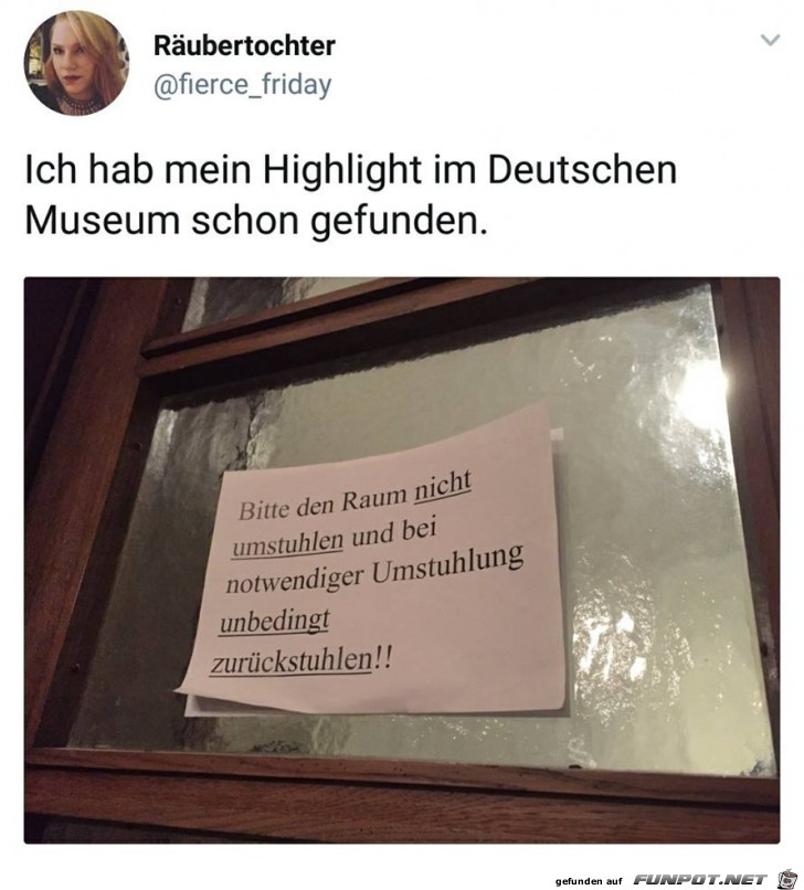 Im Museum gefunden