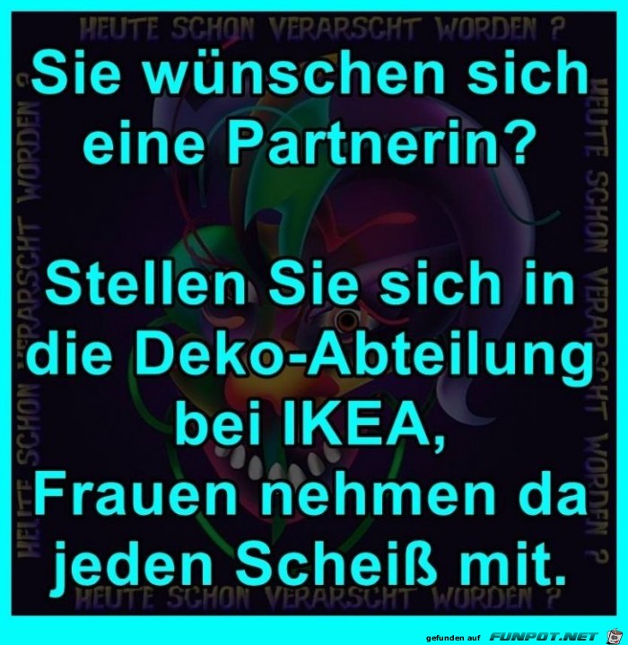 Sie wnschen sich eine Partnerin