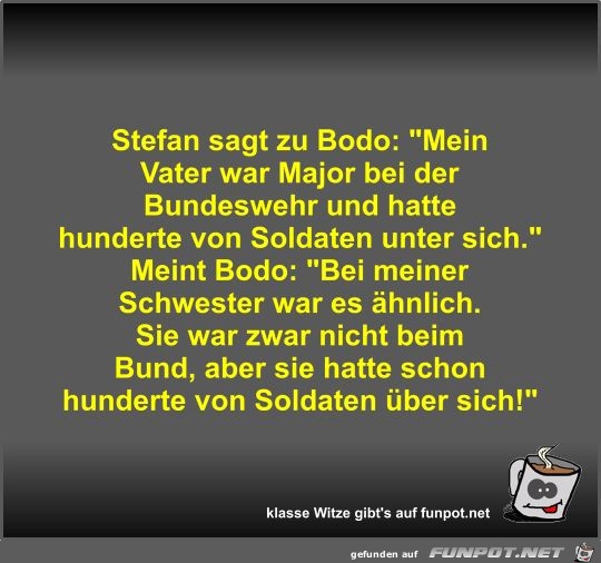 Stefan sagt zu Bodo