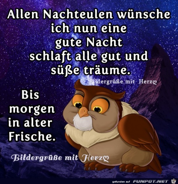 Bis morgen in aller Frische