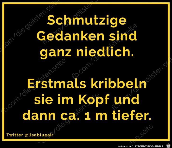 schmutzige Gedanken schmutzige Gedanken
