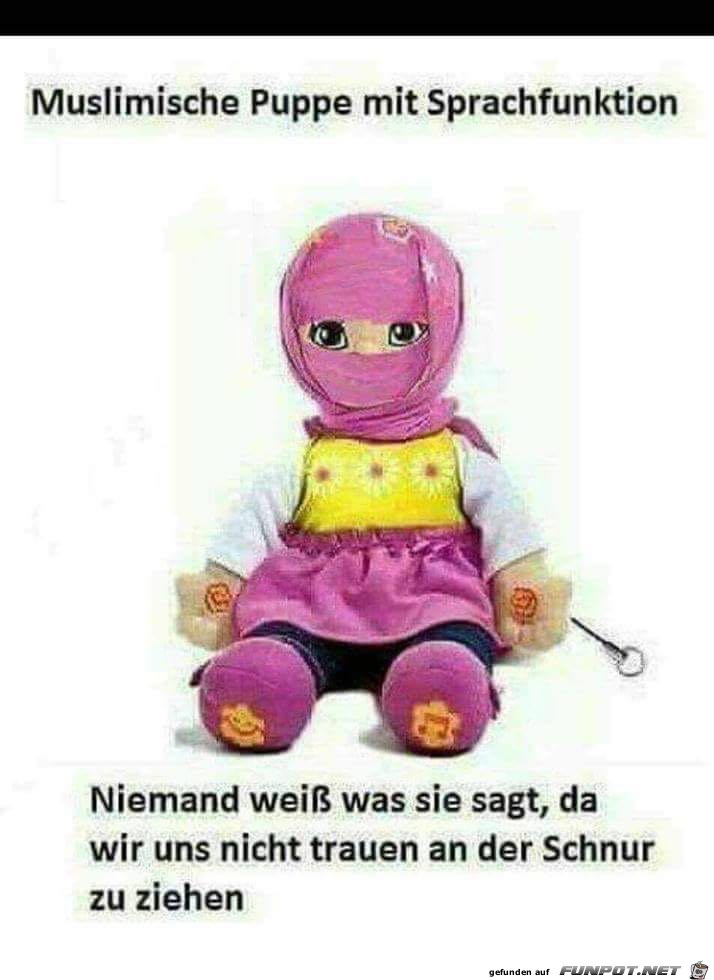 Muslimische Puppe