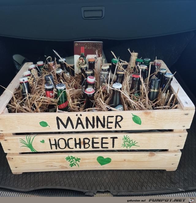 Mnner Hochbeet