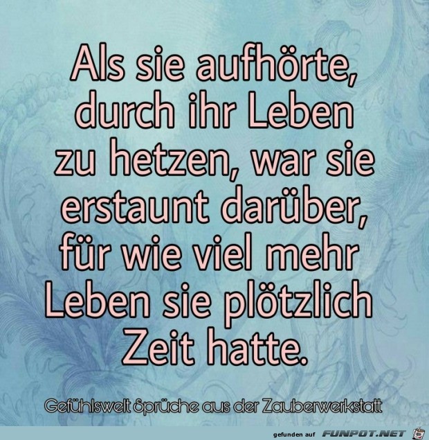 Als sie aufhoerte Als sie aufhoerte