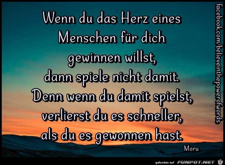 Wenn du das Herz eines Menschen Wenn du das Herz eines Menschen