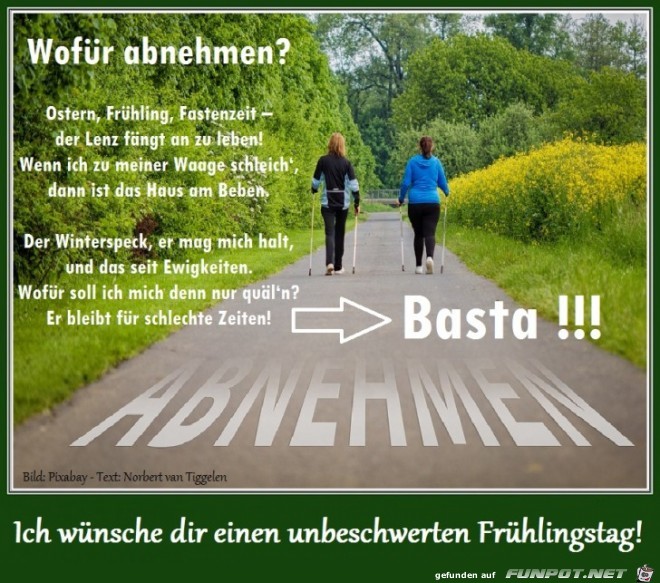 Wofür abnehmen 2018 Wofür abnehmen 2018