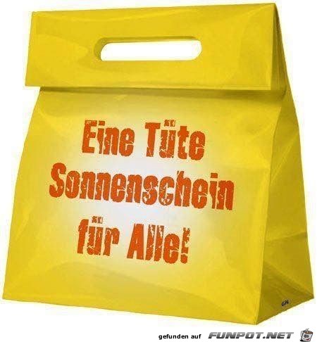 Eine Tüte Sonnenschein Eine Tüte Sonnenschein