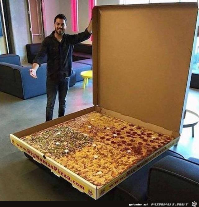 So sieht eine ordentliche Pizza aus