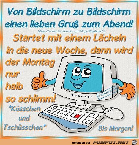 Vom Bildschirm zu Bildschirm Vom Bildschirm zu Bildschirm