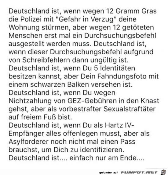 Deutschland ist;...... Deutschland ist;......