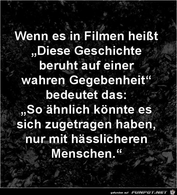 Genau so ist es