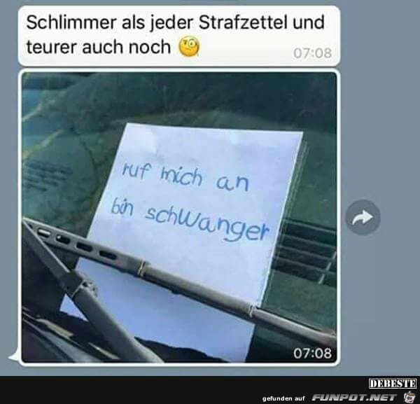 Schlimmer als jeder Strafzettel