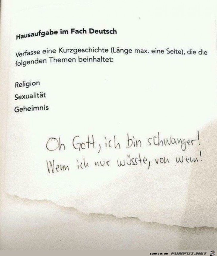 Hausaufgabe Hausaufgabe