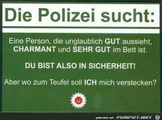 die Polizei sucht........ die Polizei sucht........