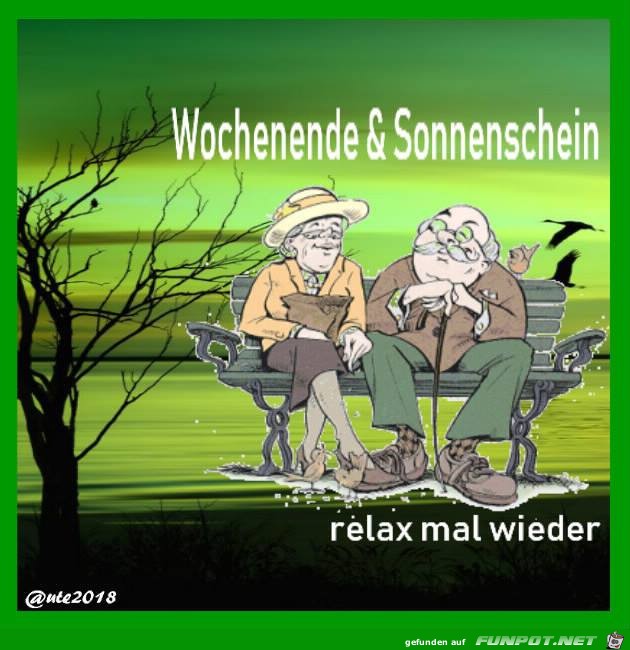 Wochenende Sonnenschein