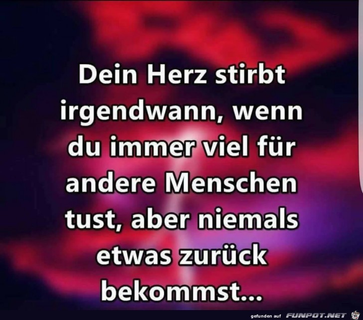 Dein Herz stirbt irgendwann