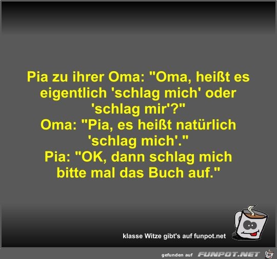 Pia zu ihrer Oma Pia zu ihrer Oma