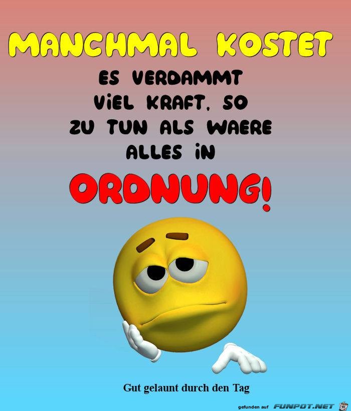 Manchmal kostet