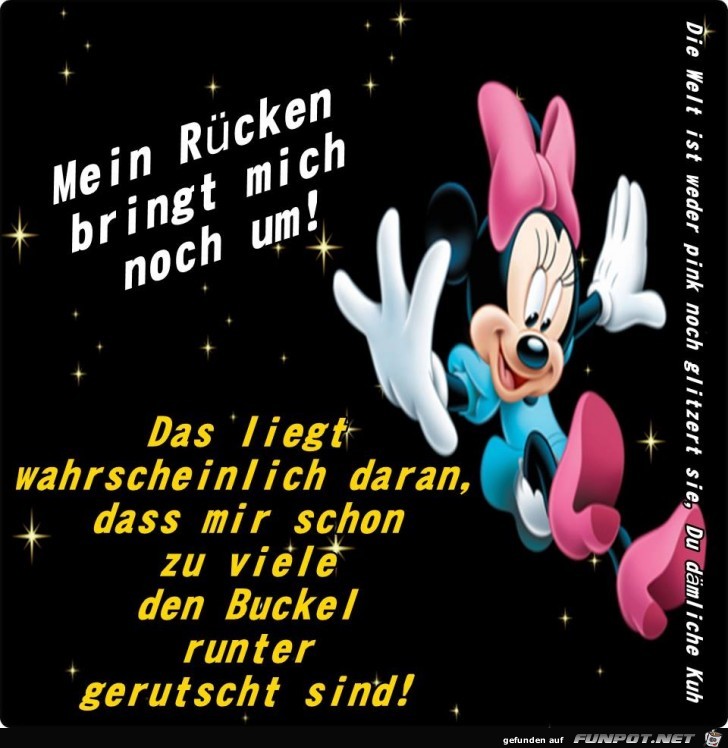 Mein Ruecken bringt mich noch um Mein Ruecken bringt mich noch um