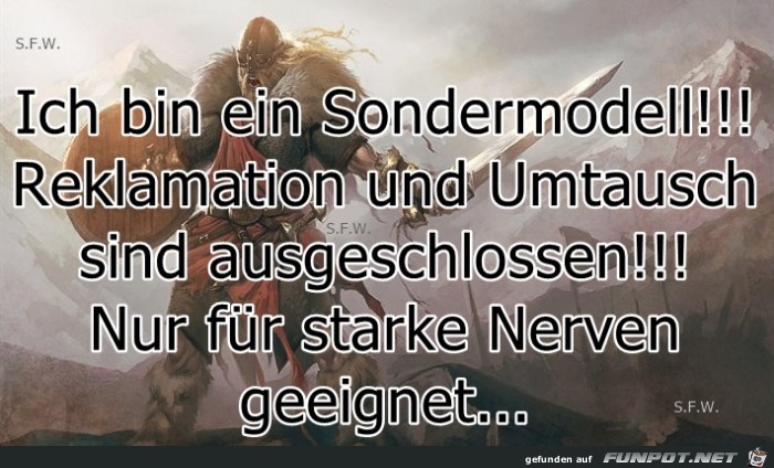 sondermodel sondermodel