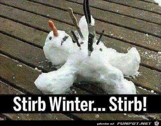 Winter stirb