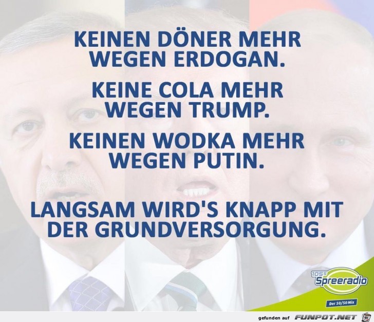 Grundversorgung.... Grundversorgung....