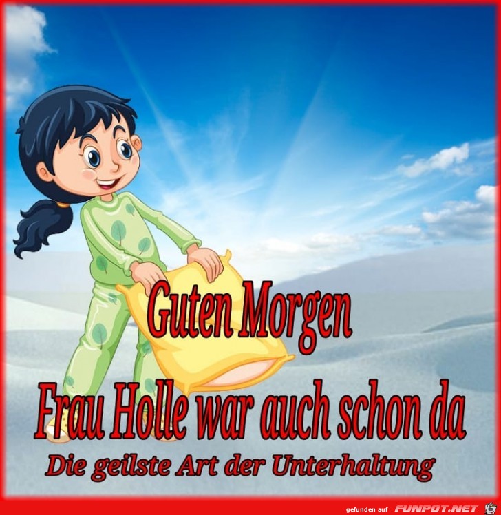 Frau holle war auch schon da