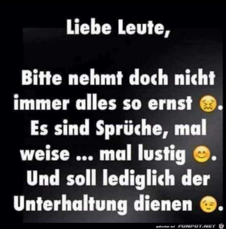 Liebe Leute