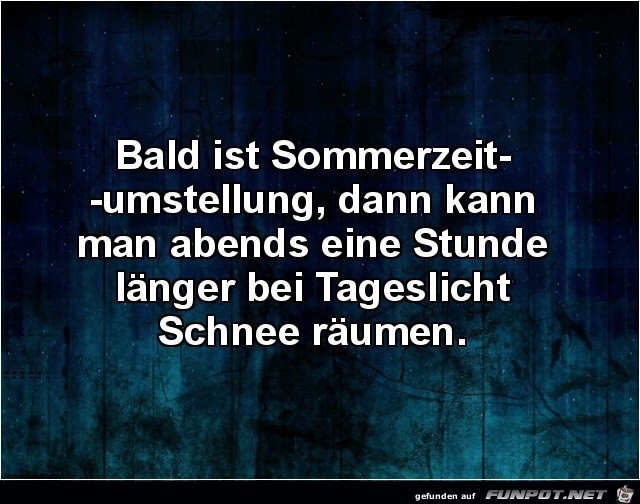 Zeitumstellung Zeitumstellung