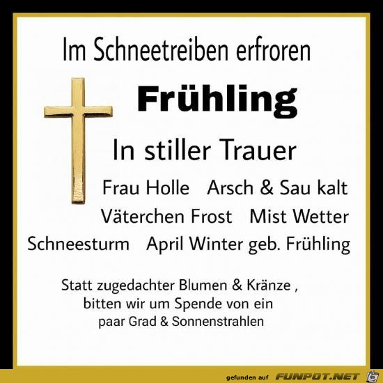 Der arme Frühling Der arme Frühling
