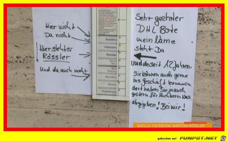 Anleitung für DHL-Fahrer Anleitung für DHL-Fahrer