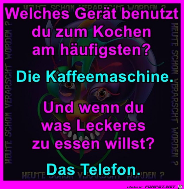Gerät zum Kochen Gerät zum Kochen