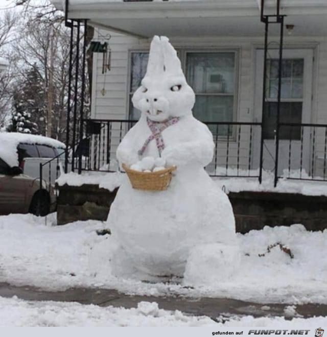 Schnee-Hase Schnee-Hase