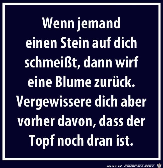 Einen Stein Einen Stein