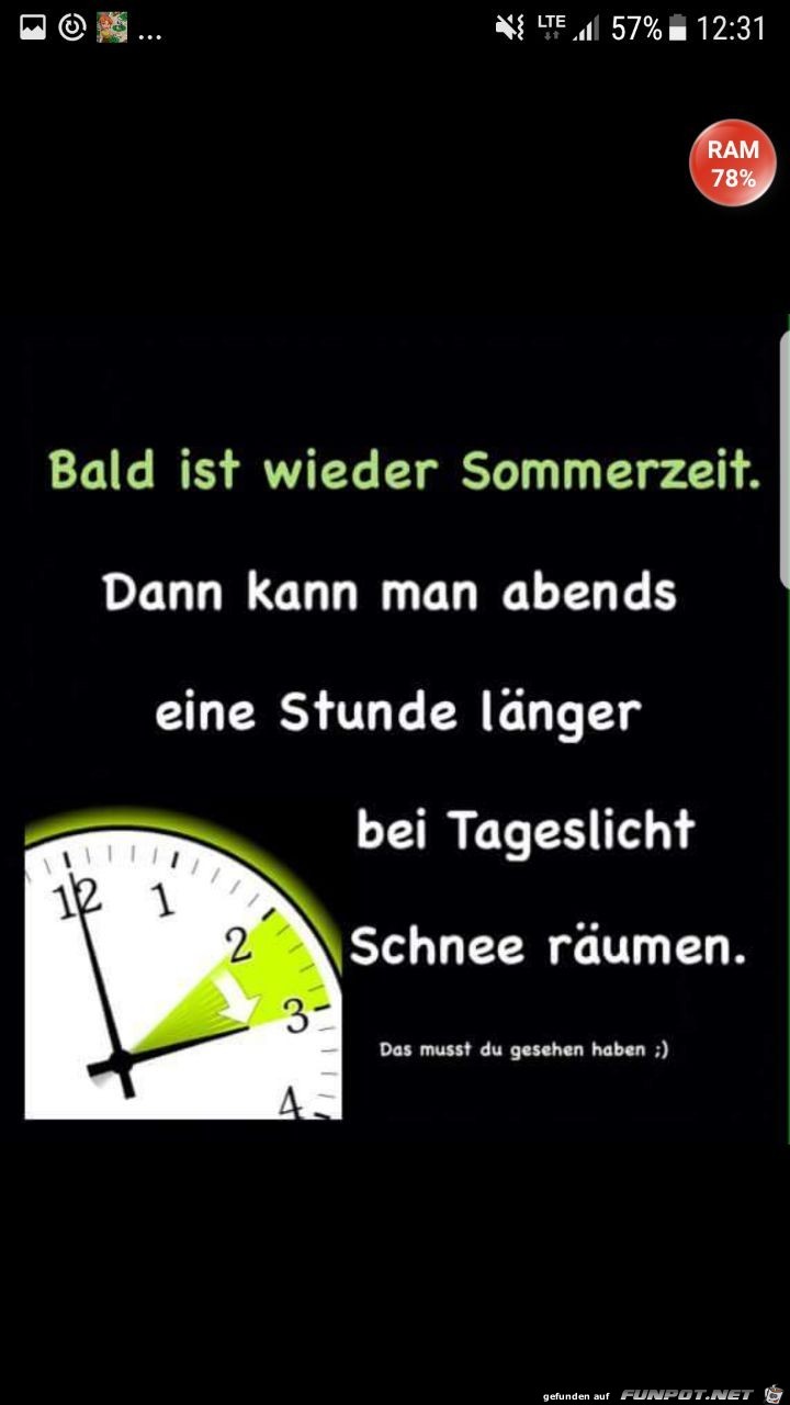 Bald ist Sommerzeit