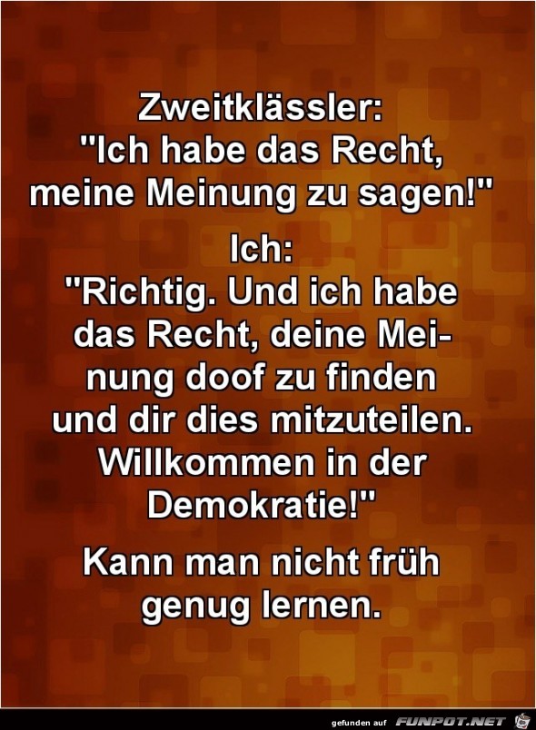 Willkommen in der Demokratie Willkommen in der Demokratie