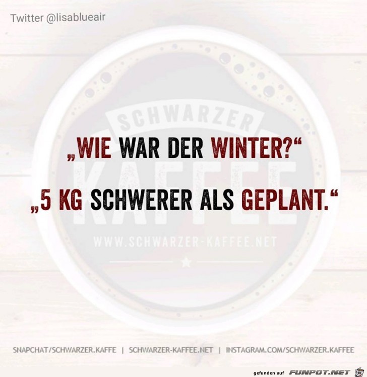 Wie war der Winter Wie war der Winter