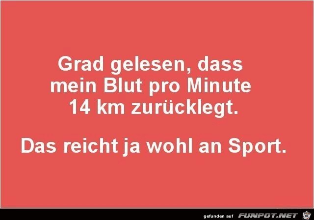 Genug Sport Genug Sport
