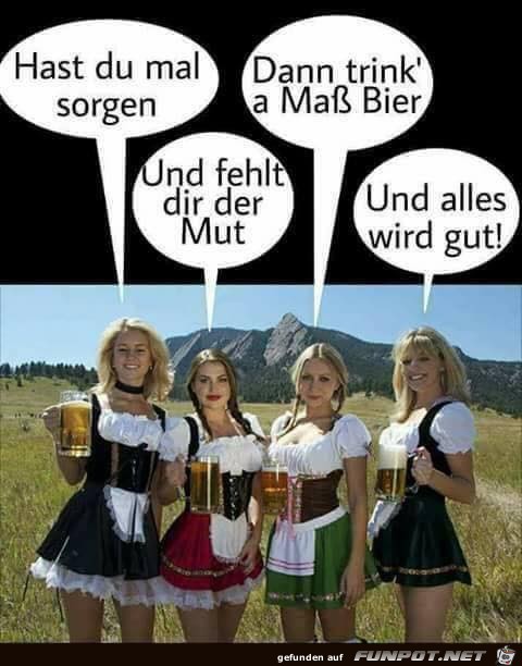 Bier hilft immer