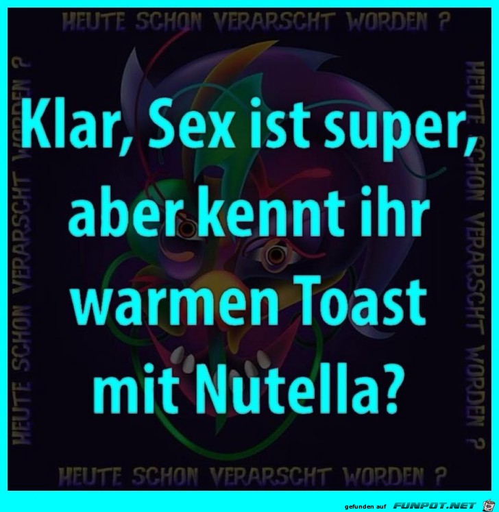 Sex ist super, aber