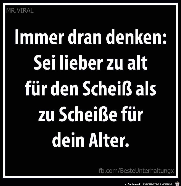 Immer dran denken