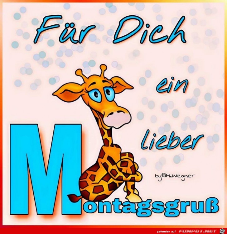 Lieber Montaggruss