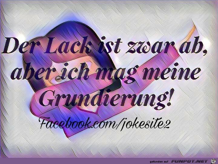 Der Lack ist ab