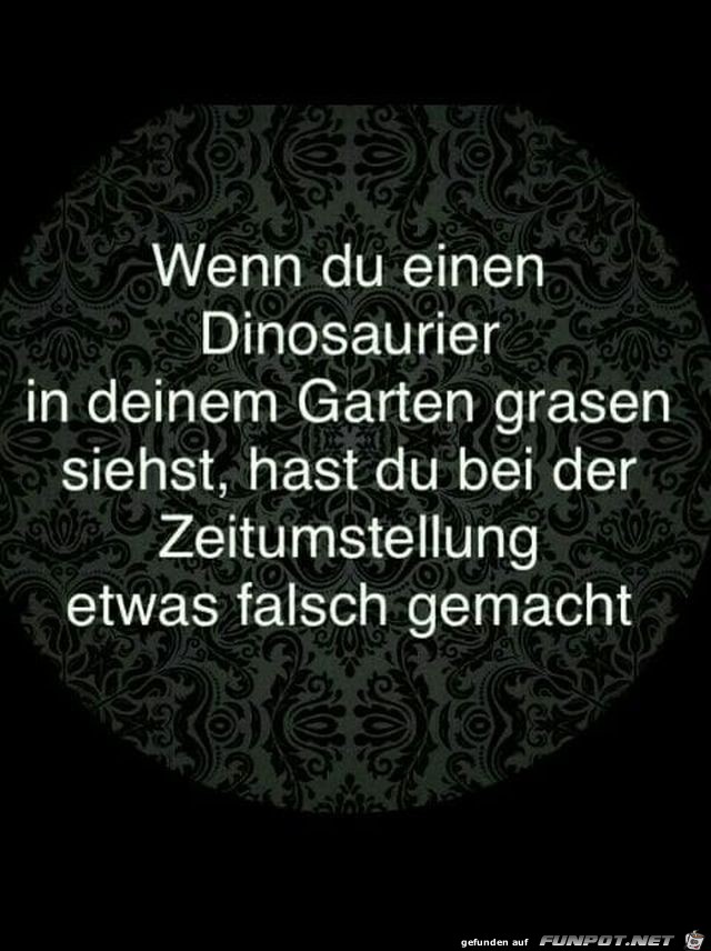 Fehler in der Zeitumstellung Fehler in der Zeitumstellung