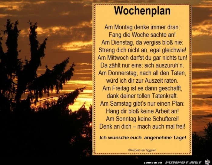 Wochenplan euch 2018 Wochenplan euch 2018