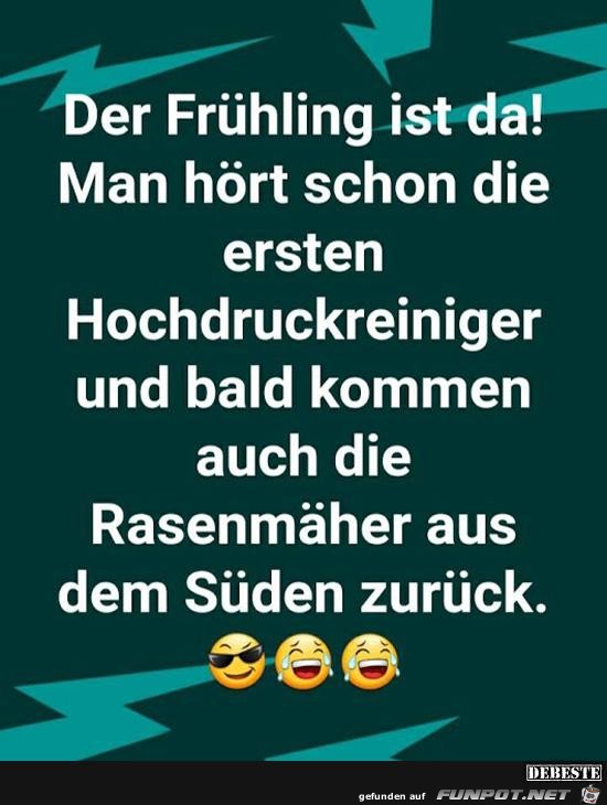 der Frühling ist da!..... der Frühling ist da!.....